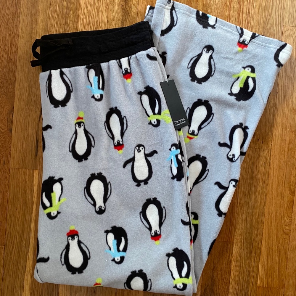 Brand New Super Soft Penguin Pajama Pants sz L